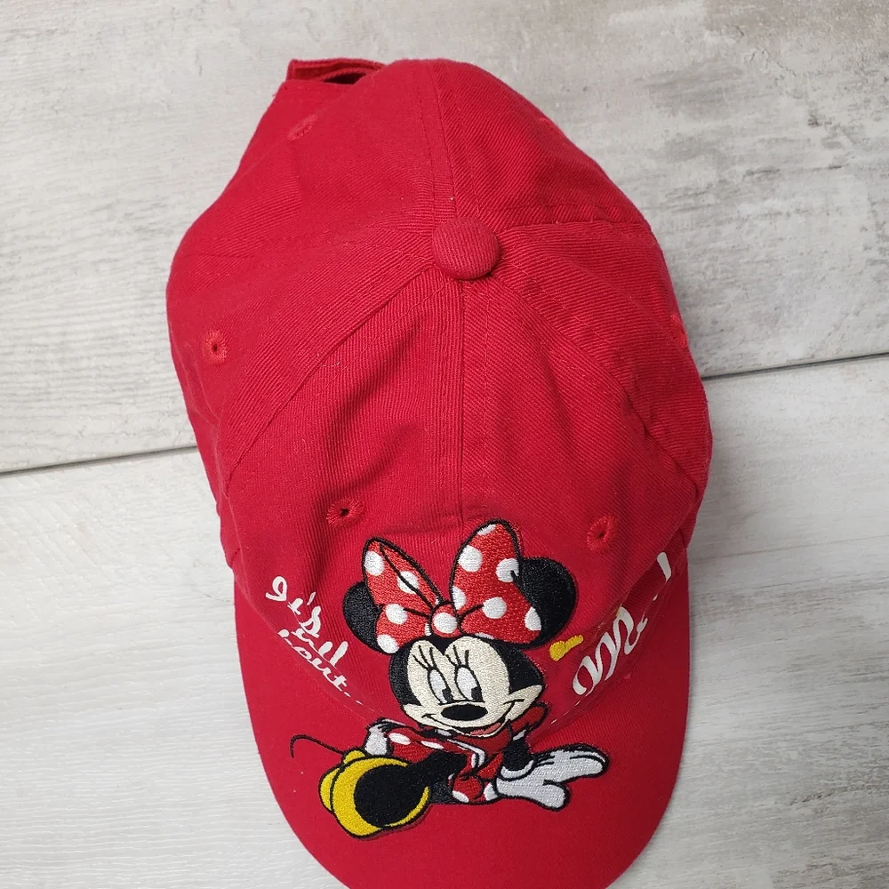 Disney Girls' It's All About Me Minnie Mouse Baseball Cap